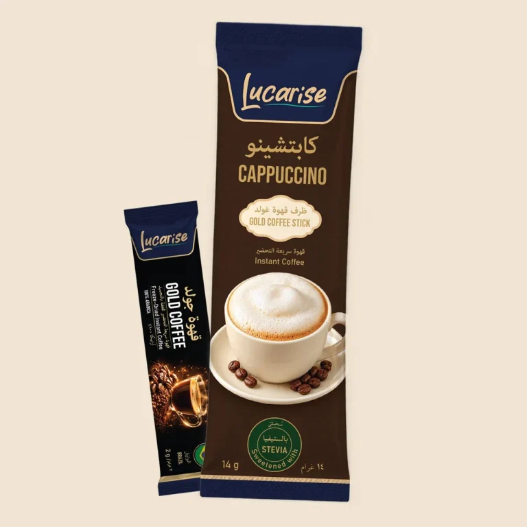 Cappuccino and Gold Coffee sachets