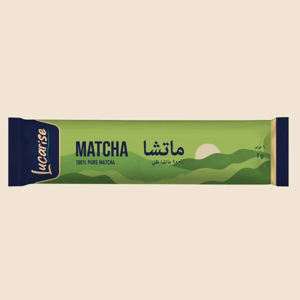 Lucarise ceremonial grade matcha, 100% pure, 1 g sachet