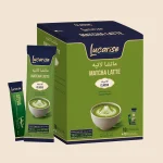 Lucarise Classic Matcha Latte box with stevia sachets